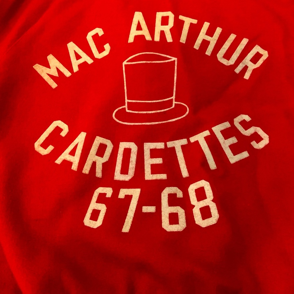 Vintage 1967 Irving Texas MacArthur Cardettes Wool Varsity Jacket Medium - Picture 3 of 12